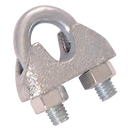 Chain & Rope Accessories - Wire Rope Grips, Electro Galvanised