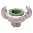 European Execution Claw Couplings, Jaymac - Male, BSPP, Stainless Steel