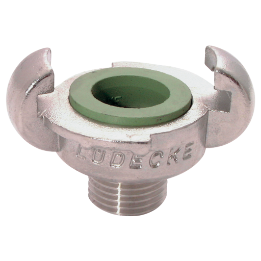 European Execution Claw Couplings, Jaymac - Male, BSPP, Stainless Steel