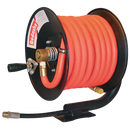 E-Zy Reel 208 Series Manual Rewind Hose Reels, Redashe - Hose Reel with Diesel Hose