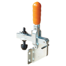 Vertical Manual Toggle Clamps, Front Mounting, Brauer - Adjustable Arm, Neoprene Cover