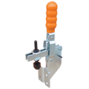 Vertical Manual Toggle Clamps, Front Mounting, Brauer - Adjustable Arm