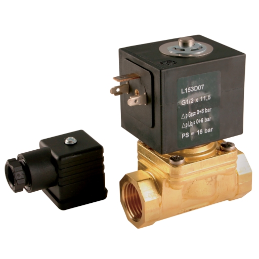 Steam & Hot Water 2/2 N/C, Direct Acting Solenoid Valves, Sirai - BSPP