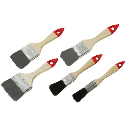 Paint Brushes - 5 Piece Budget Brush Set