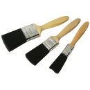 Paint Brushes - 3 Piece Premium Brush Set