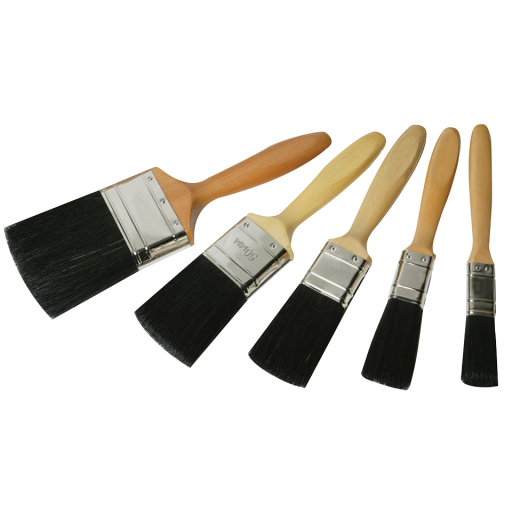 Paint Brushes - 5 Piece Premium Brush Set