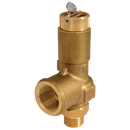 Brass Enclosed Safety Valves, Liquid Duty Nominal Bore, 10mm-13mm, Seetru - 13mm, 3/4" x 1" BSPP Male/Female