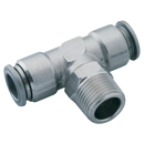 Swivel Tee Adaptors, Aignep - BSPT Male x Tube
