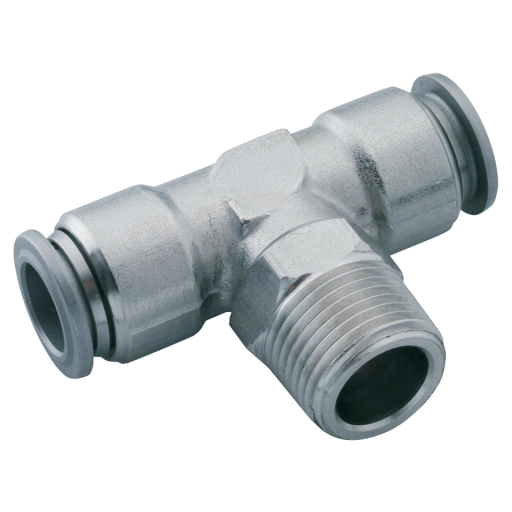 Swivel Tee Adaptors, Aignep - BSPT Male x Tube