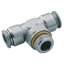 Swivel Tee Adaptors, Aignep - BSPP Male x Tube