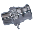 316 Stainless Steel, Jaymac - Type F, NPT Male Plugs