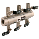 4, 6 and 10 Way Minifold, HNL - 1/2" NPT Inlet x 1/4" NPT Outlet