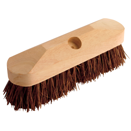 Natural Broom Heads - 9 Deck Scrub Bassine