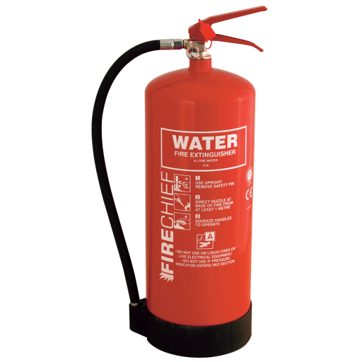 Water Fire Extinguishers - 13A Fire Rating, 9 Litre, A