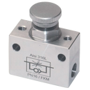 Flow Control Regulators, Parker Legris - In-line, 1 way Adjustment, BSPP