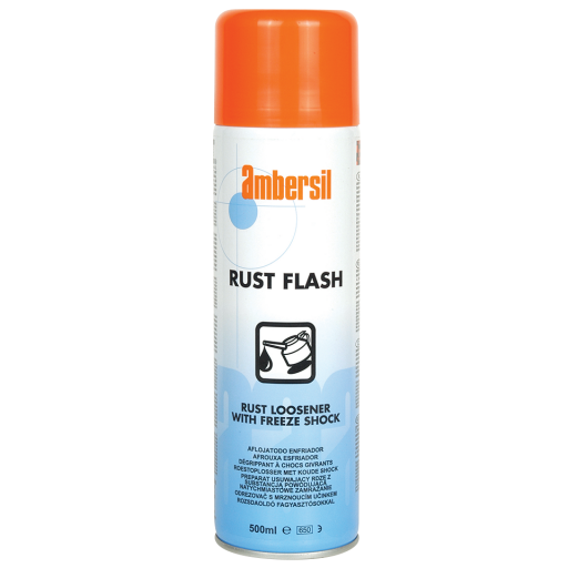 Rust Flash, Ambersil - Rust Loosener with Freeze Shock Effect