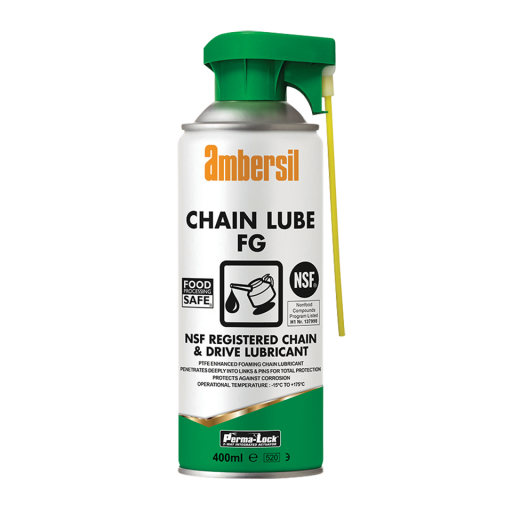 Chain Lube FG, Ambersil - NSF H1 Chain Lubricant with PTFE