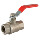 Lever Handles, Brass, Centreglow - Pro-Fit - Red, Female x Female, BSPP