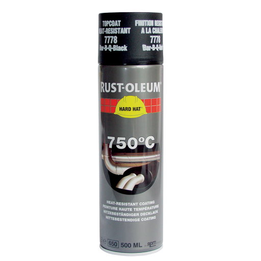 Hard Hat Topcoat, Rust-oleum - Heat Resistant, 500ml