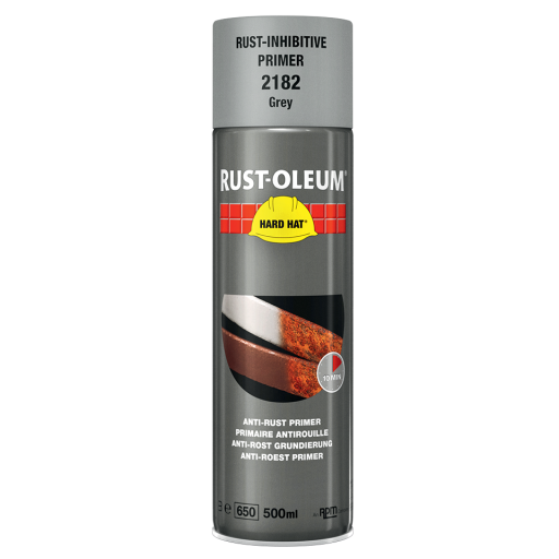 Hard Hat Maintenance Aerosols, Rust-oleum - Anti Rust Primer, 500ml