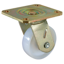 SL Series Swivel Plate Fitting Castors - Nylon Tyre with Bearing, No Brake
