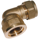 90° Female Stud Elbows, Air-Pro - BSPP Female x Tube