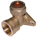 90° Female Stud Elbows, Air-Pro - BSPP Female x Tube (Wall Plate)