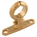 Metric Pipe Clips, C-Cure - Brass, Screw to Wall