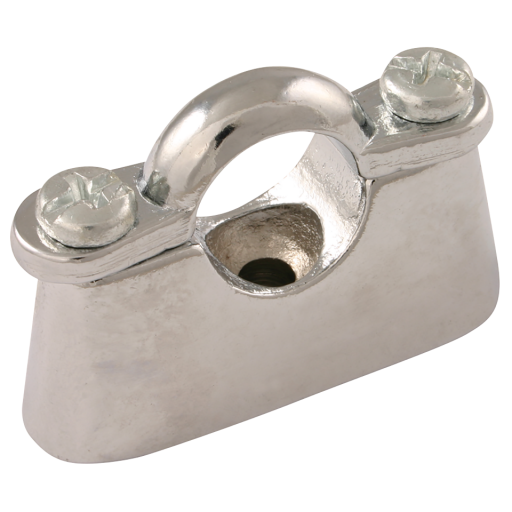 Metric Pipe Clips, C-Cure - Chrome Plated, Hospital