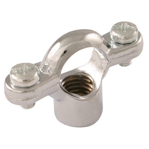 Metric Pipe Clips, C-Cure - Chrome Plated, Single Munsen Ring