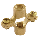 BSP Pipe Clips, C-Cure - Brass, Double Munsen Rings