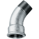 Equal 45° Bends, Fig. 40, GF - Galvanised