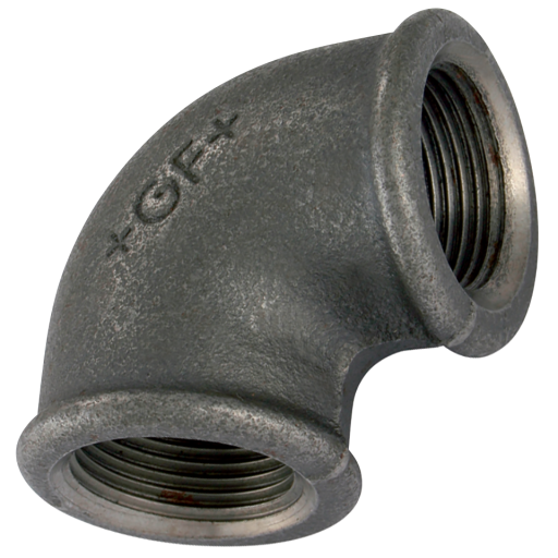 Equal 90° Elbows, Fig. 90, GF - Black