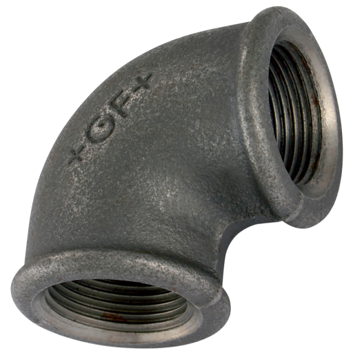 Reducing 90° Elbows, Fig. 90, GF - Black