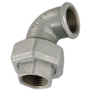 Equal 90° Union Elbows Taper Seat, Fig. 96, GF - Galvanised