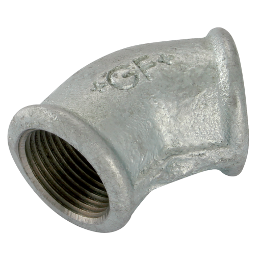 Equal 45° Elbows, Fig. 120, GF - Galvanised