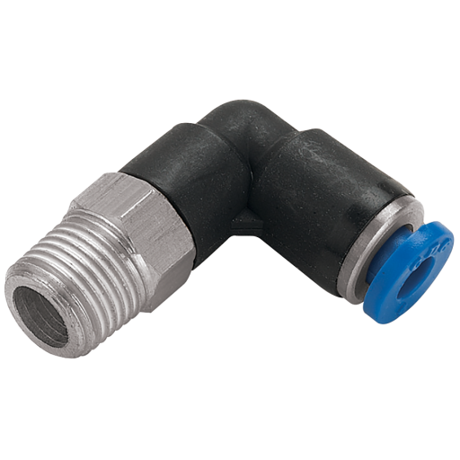 90° Male Stud Swivel Elbows, KELM - UNF Male x Tube