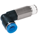 90° Male Stud Swivel Elbows, KELM - UNF Male x Tube, Extended