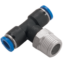 Male Stud Branch Swivel Tees, KELM - NPT Male Branch x Tube