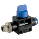 Manual Flow Controllers, KELM - NPT Male x Tube, Uni-Directional to suit Cylinders