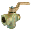Throttle Valves with Lever Stop & Exhaust, Ludecke - Single Valve