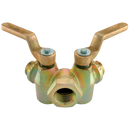 Throttle Valves with Lever Stop & Exhaust, Ludecke - Double Valve