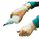 Latex Gloves, Ansell - Ansell 34-500 Dura-touch Glove, Clear