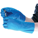 Latex Gloves, Ansell - Ansell 87-665 Universal Plus Low Protein Latex Gauntlet