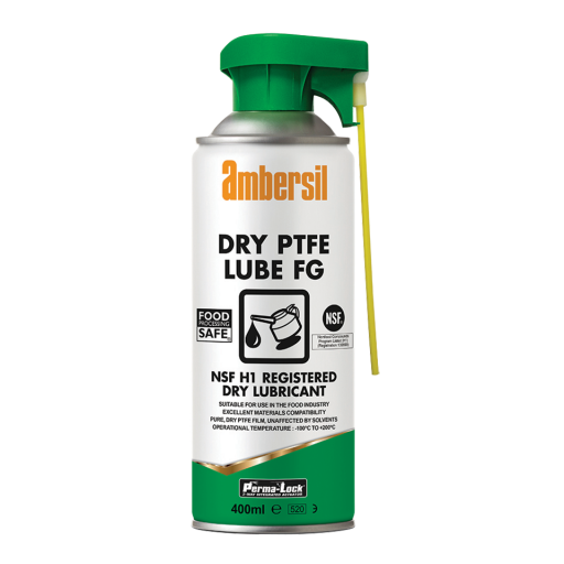 Dry PTFE Lube FG, Ambersil - NSF H1 Registered Dry Lubricant