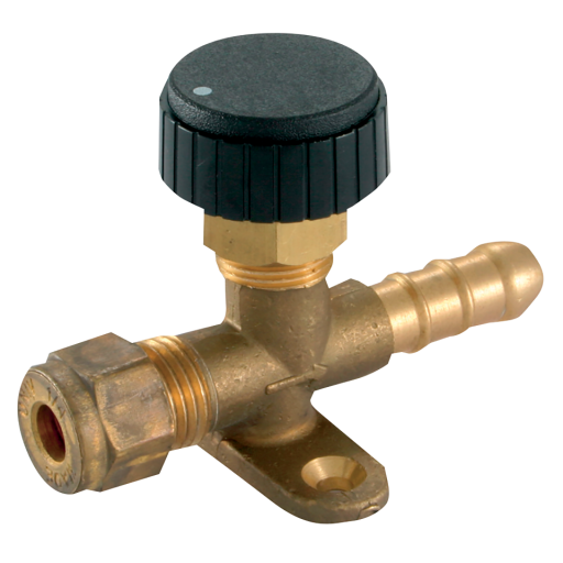 Foot Mount Needle Valves, Wade - Tube x Hose Tail