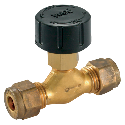 Needle Valves, Wade - Tube x Tube (Brass Spindle)