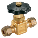 Panel Mount Needle Valves, Wade - Tube x Tube (Brass Spindle)