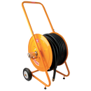 High Visibility Portable Hose Reels, Redashe - Hand Cranked, Wheeled, Hose Reel Only