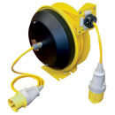 Spring Rewind Cable Reel 110V, Redashe - 15 Metre Length